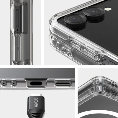 Araree Duple Magsafe Case Samsung Galaxy Z Flip 7 - Clear